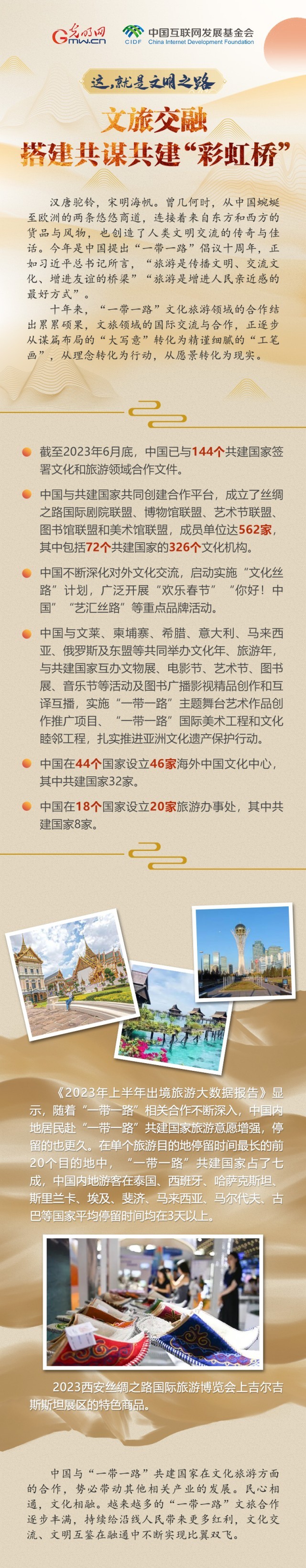 【大道共通】這，就是文明之路丨文旅交融 搭建共謀共建“彩虹橋”