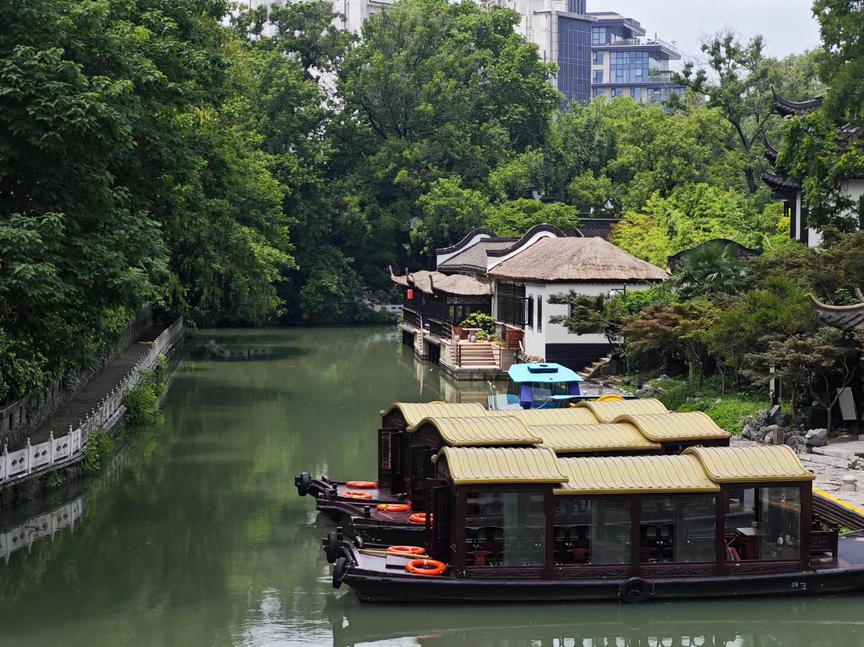 揚州大運河文化旅游度假區(qū)一角。人民網(wǎng)記者 黃鈺攝